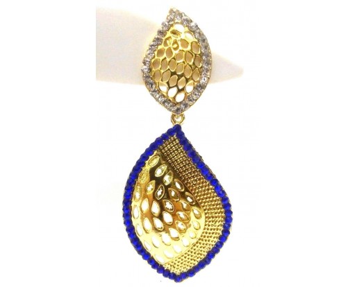 Gold Earring Jhumka Bali Jhumki Fashion Jewelry Boho Chic Drop Dangle Long E63